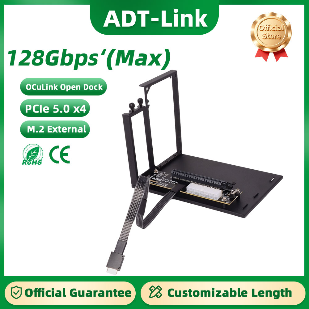 محول ADT-Link PCIe 5.0 K993G O - مراجعة Oculink Egpu Mini Pc وسعره
