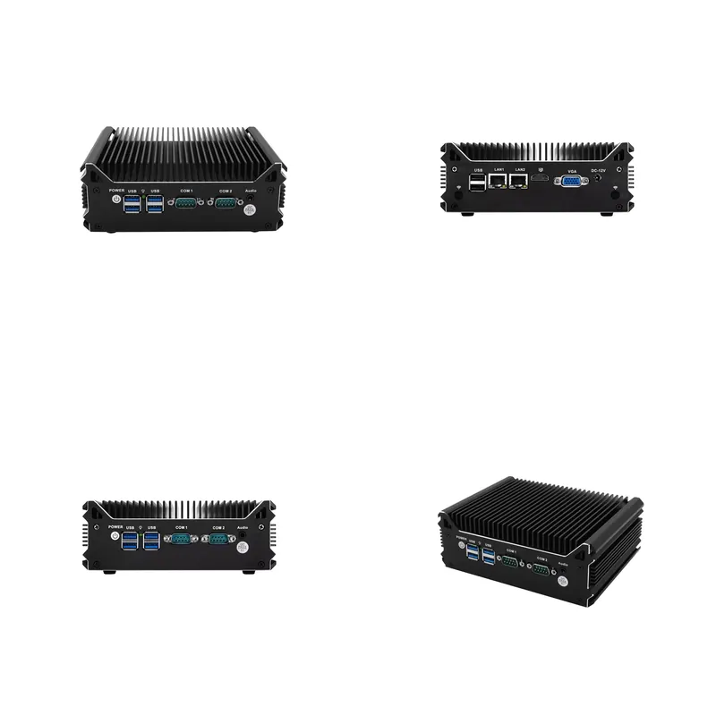 كمبيوتر صناعي صغير بدون مروحة  - مراجعة Fanless Industrial Pc Rs485 Core I7 وسعره