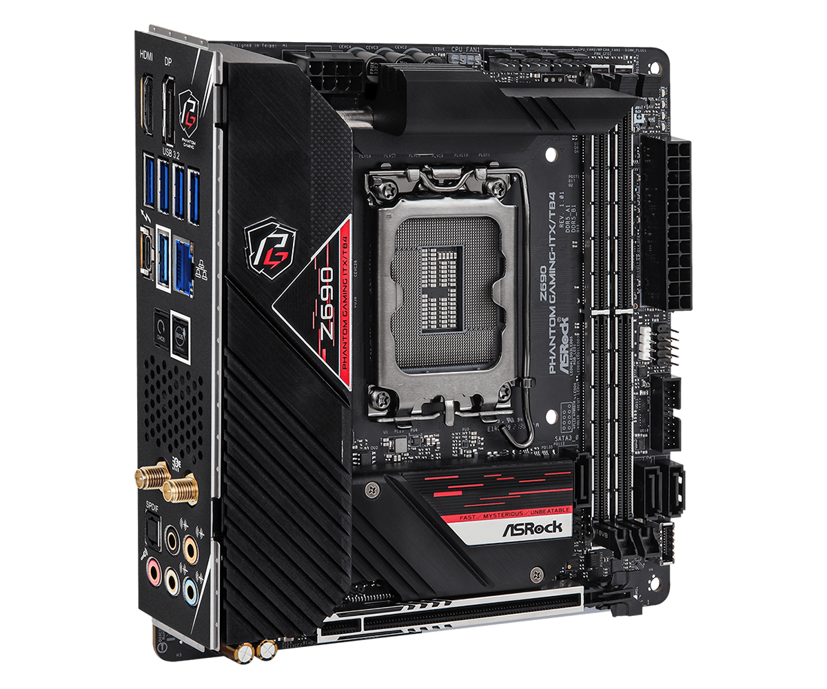 لوحة أم ASROCK Z690 Phantom Ga - مراجعة Lga1700 Itx Motherboard Ddr5 وسعره